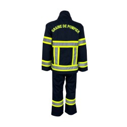 Tenue "feu" marine Graine de pompier