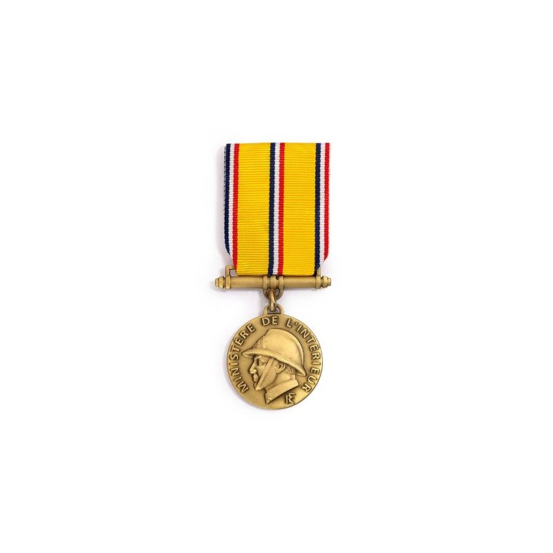 Médaille des Sapeurs-Pompiers 10 ans Bronze