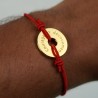 Bracelet Courage et dévouement SPF - cordon rouge