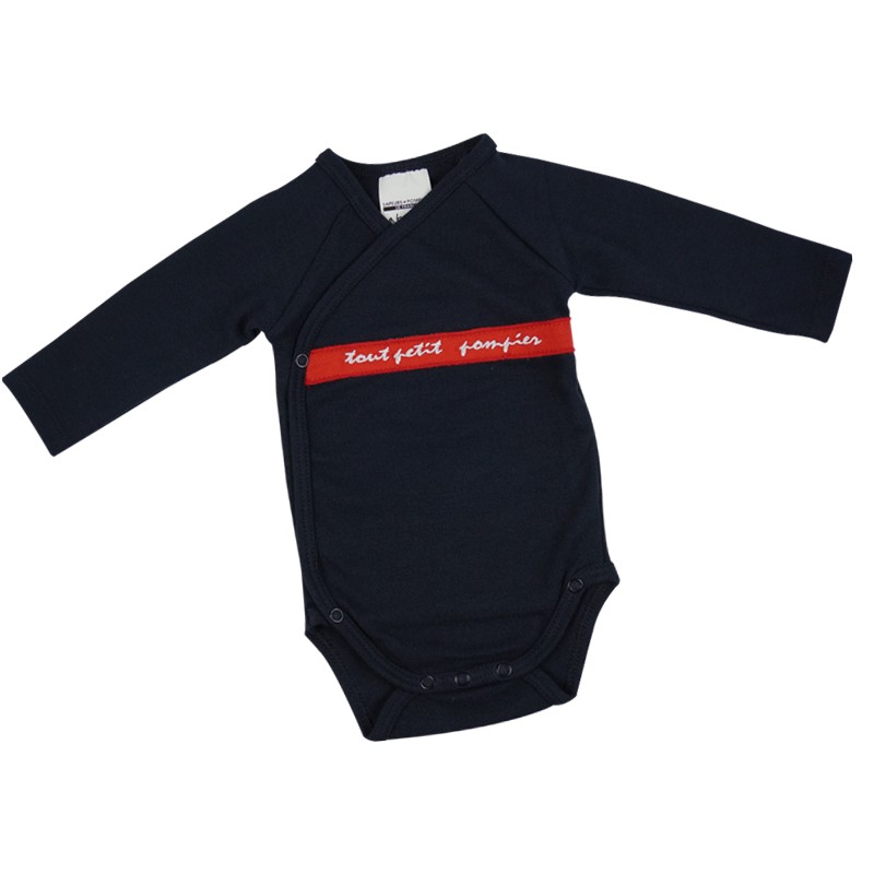 Body Tout Petit Pompier manches longues