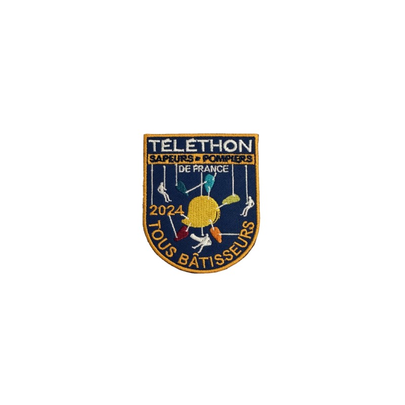 Lot de 10 écussons Téléthon 2024