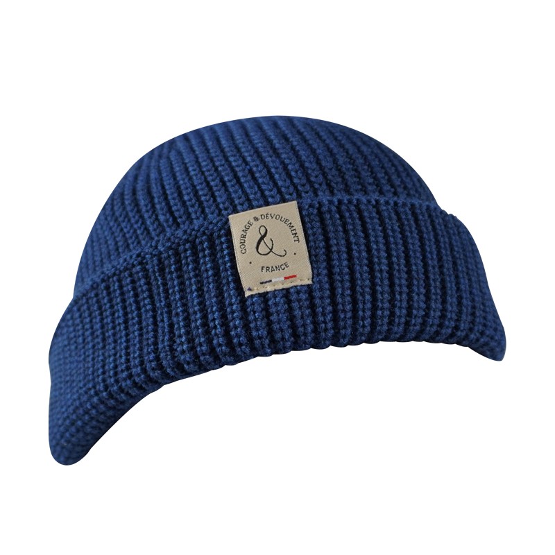 Bonnet boret Courage et Dévouement - bleu marine