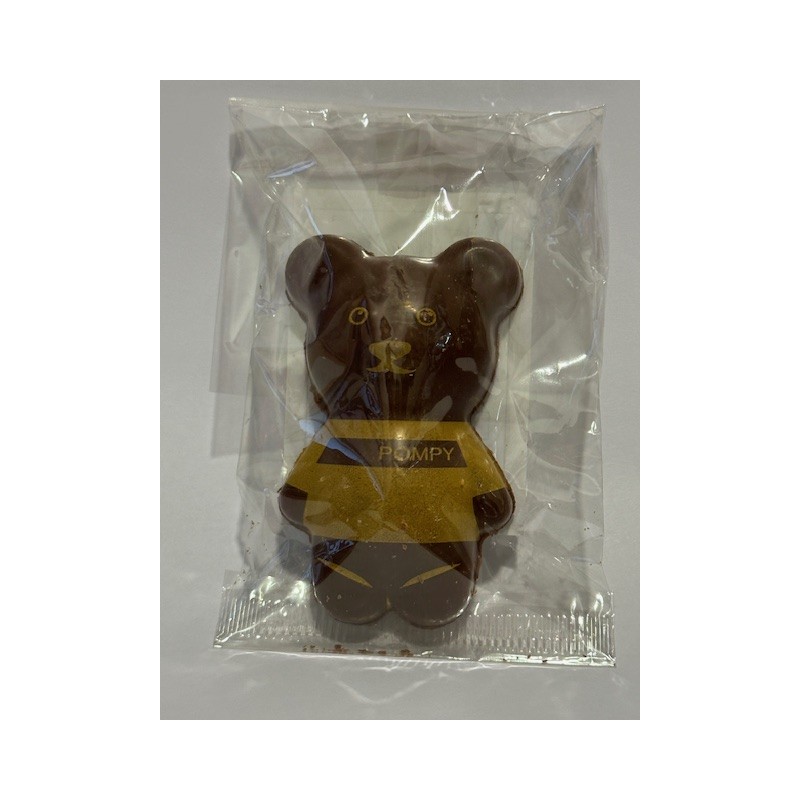 Ourson POMPY guimauve chocolat lait - HASNAA