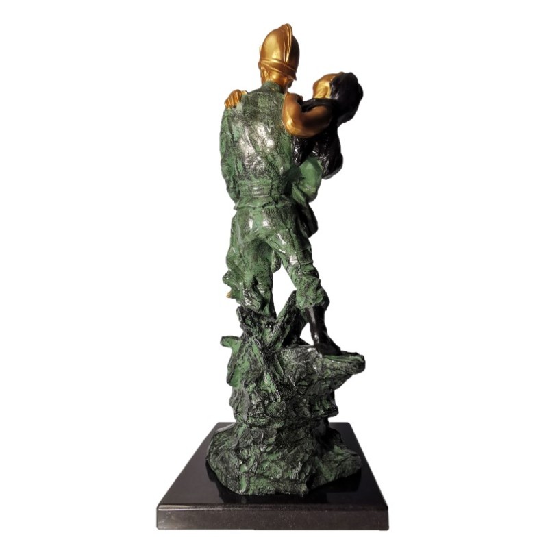Statuette Fonte d'art - Femme sauvée