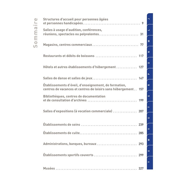 ERP - Dispositions particulières commentées