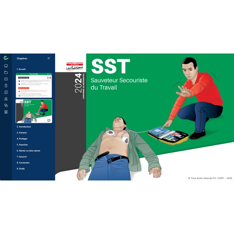 Support numérique EDOC6 Formateur SST - 1 an