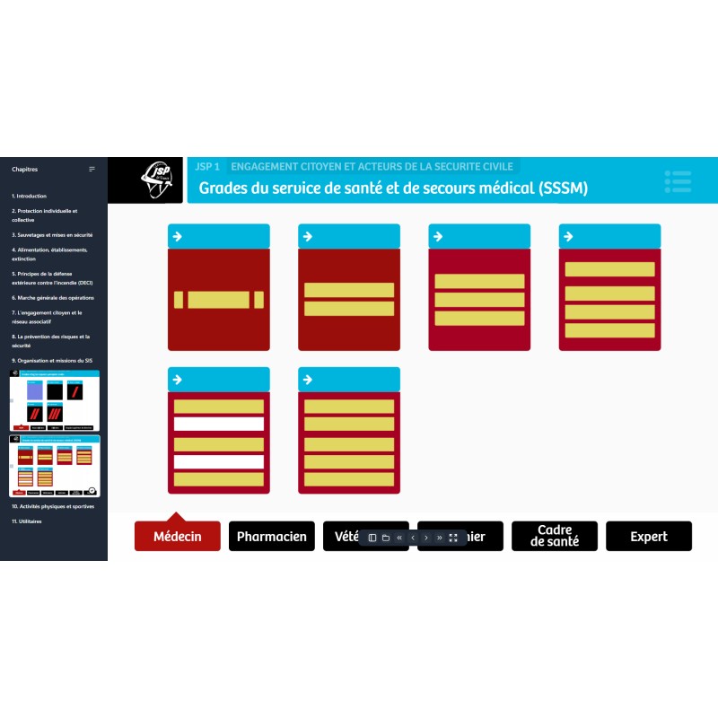 Support numérique EDOC6 Formateur JSP 4 niveaux - 1 an