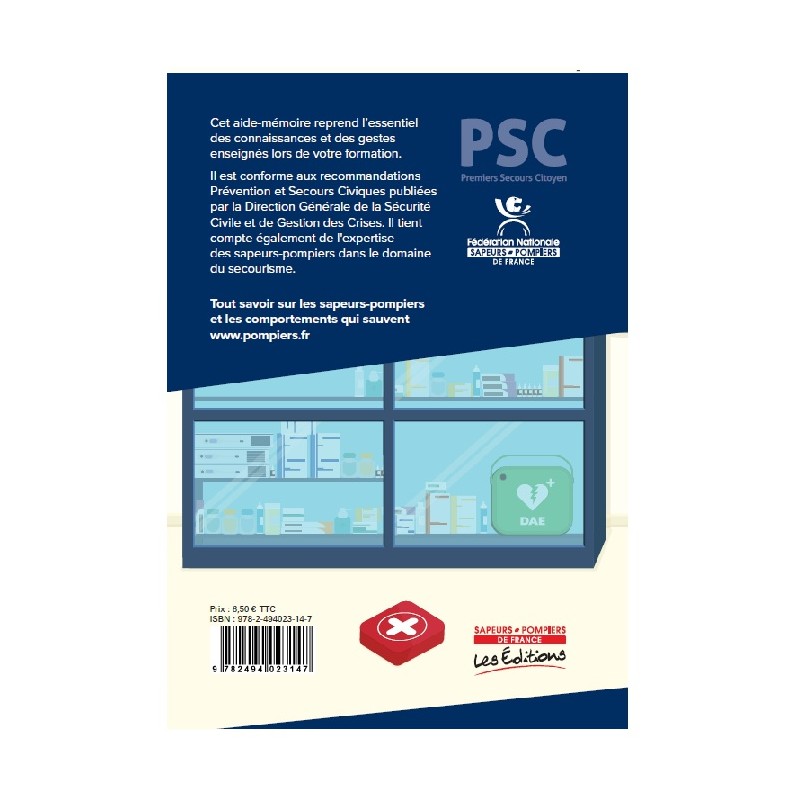 Lot de 100 livrets stagiaires PSC