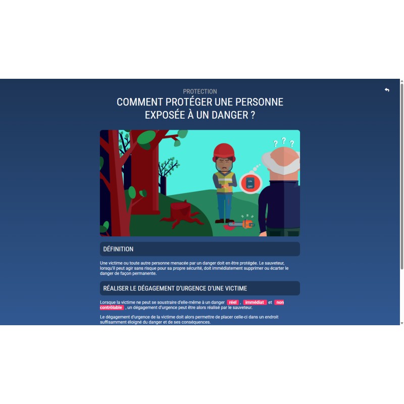 Lot de 100 codes stagiaires FOAD (Formation ouverte à distance) PSC - 1 an