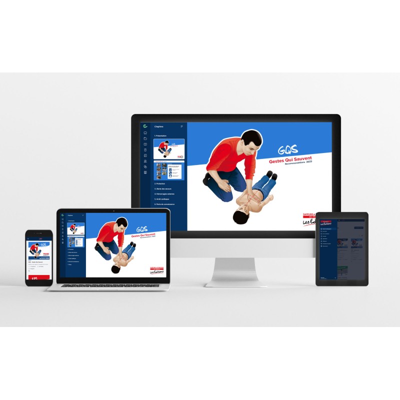 Support numérique EDOC6 Formateur GQS - 1 an