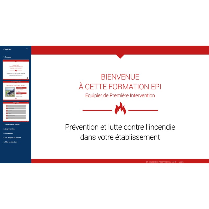 Support numérique EDOC6 Formateur EPI - 1 an