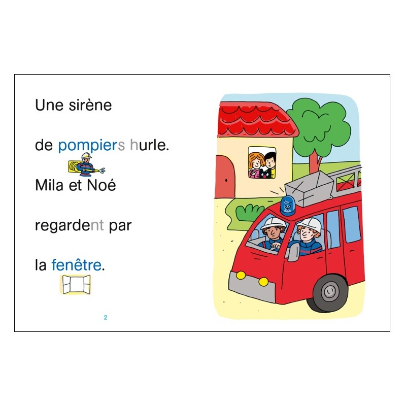 Nathan - Regarde, je lis - Au feu les pompiers !