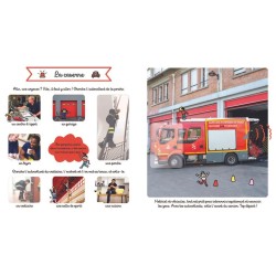 Larousse - Mon imagier autocollants - Pompiers