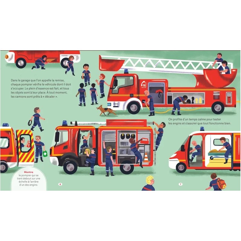 Larousse - Une journée chez les pompiers