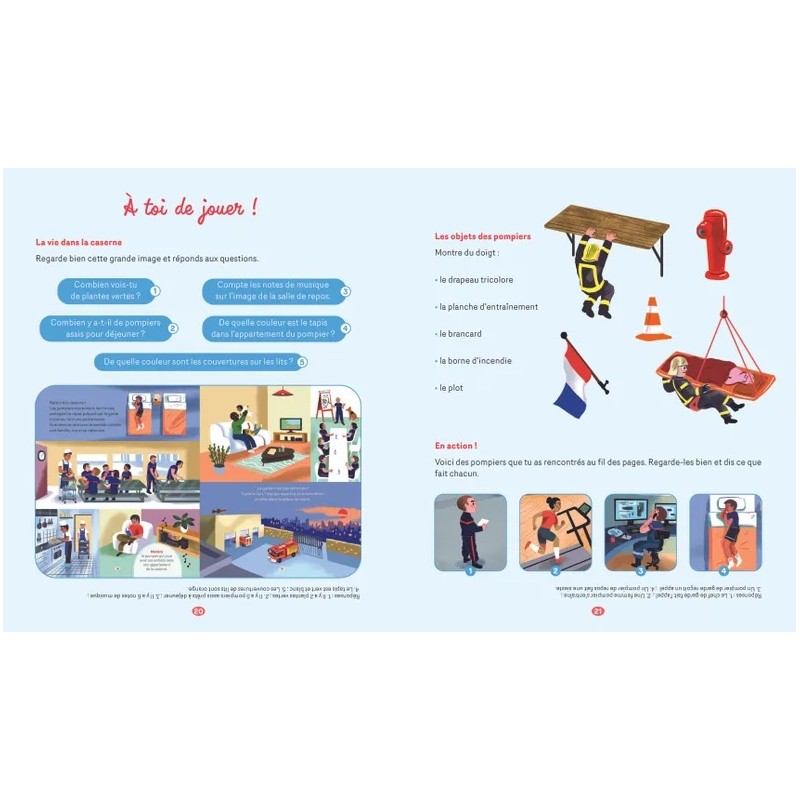 Larousse - Une journée chez les pompiers