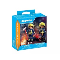Duo pompiers avec hache et extincteur - PLAYMOBIL