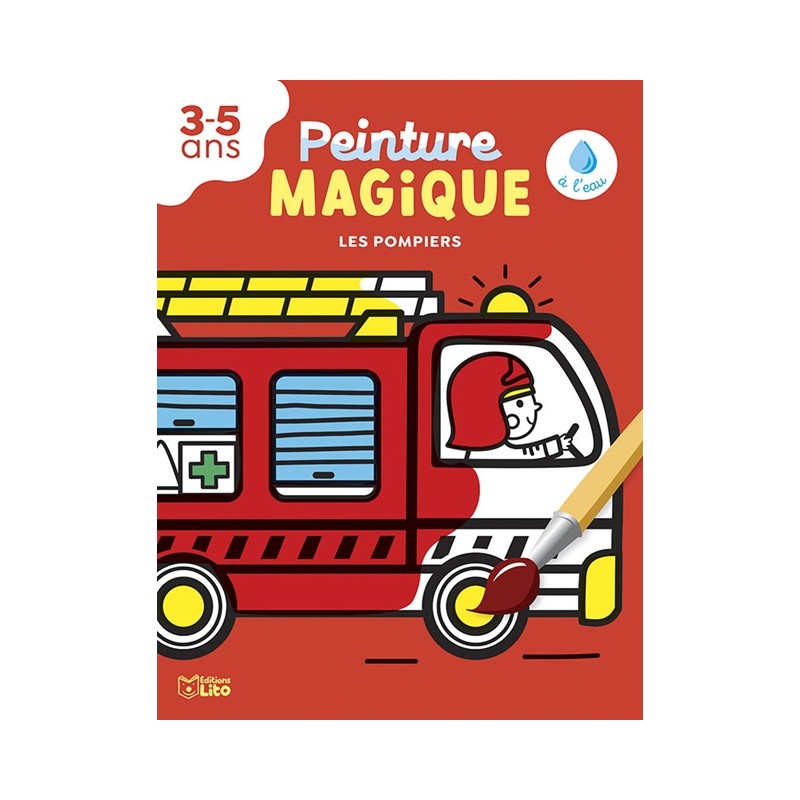 LITO - Peinture magique à l'eau - Les Pompiers