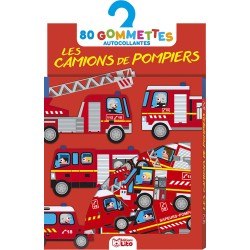 LITO - Les camions de pompiers 80 gommettes