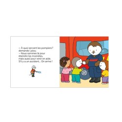 NATHAN - T'CHOUPI visite la caserne de pompiers