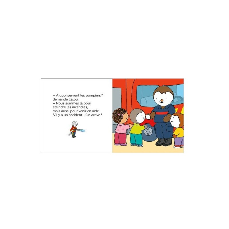 NATHAN - T'CHOUPI visite la caserne de pompiers