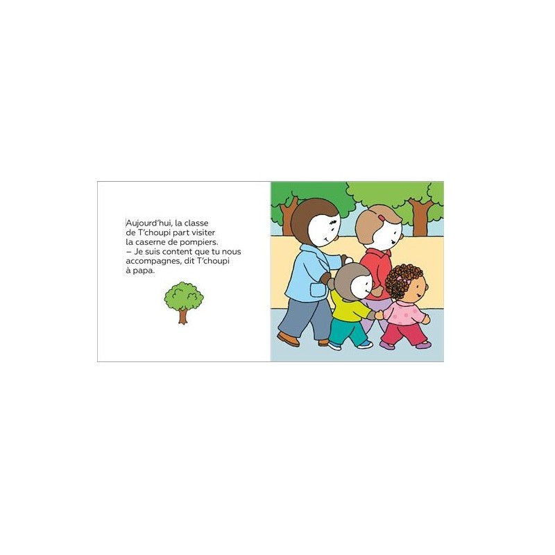 NATHAN - T'CHOUPI visite la caserne de pompiers