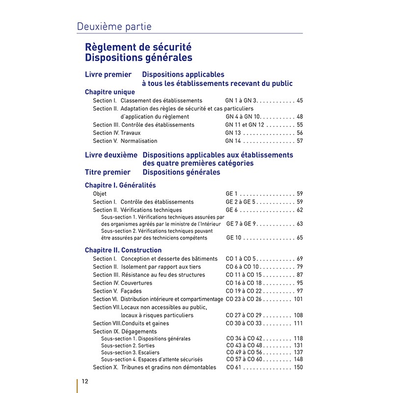 ERP - Dispositions générales commentées