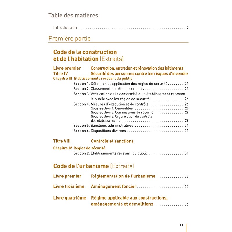ERP - Dispositions générales commentées
