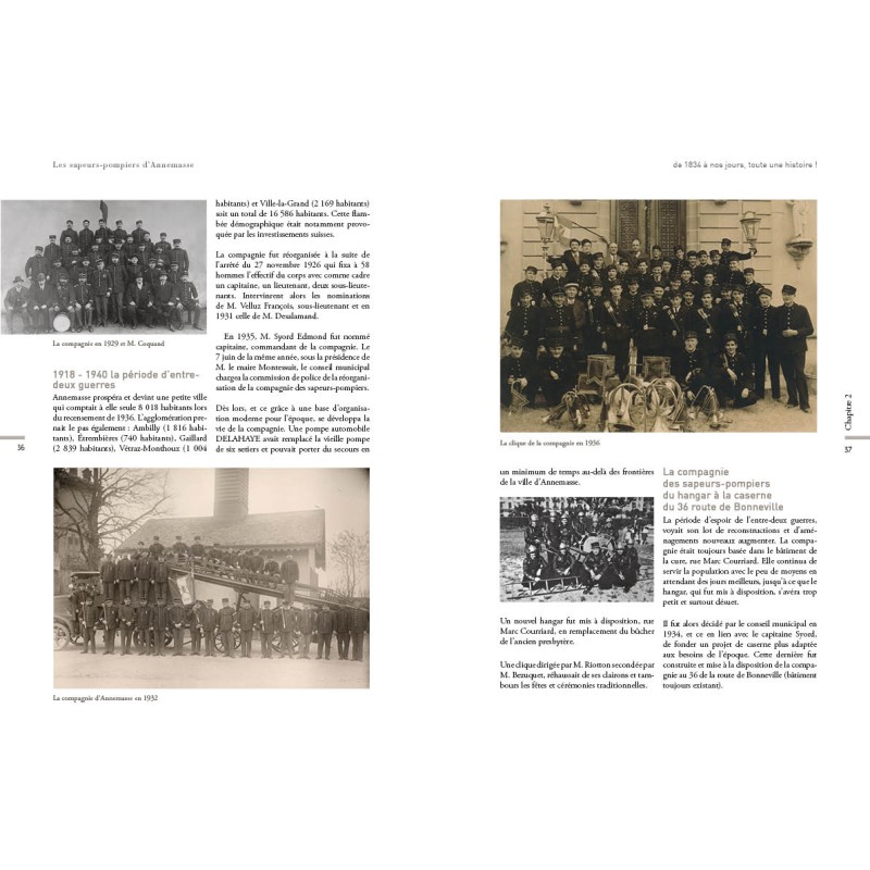 Les Sapeurs-Pompiers d'Annemasse, de 1834 à nos jours, toute une histoire !