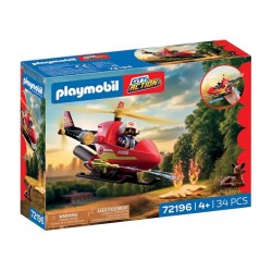 PLAYMOBIL - Hélicoptère de pompiers