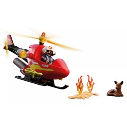 PLAYMOBIL - Hélicoptère de pompiers