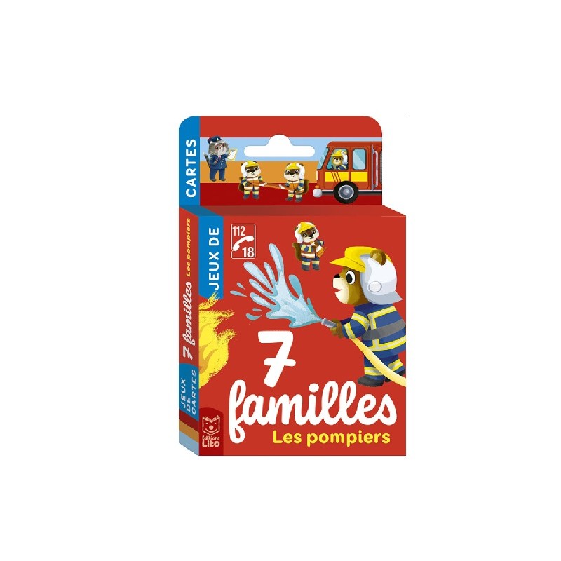 Jeu de 7 familles Les Pompiers