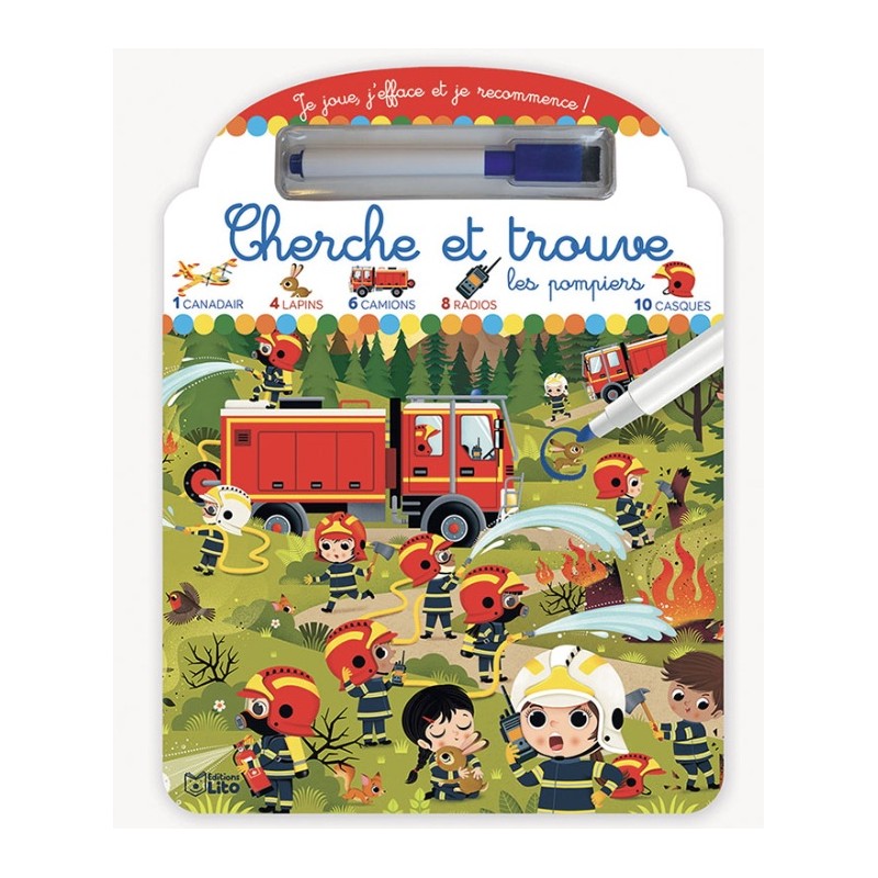 LITO - Cherche et trouve - Les Pompiers