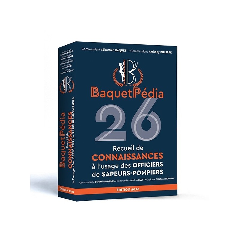 Recueil des connaissances à l'usage des officiers de Sapeurs-Pompiers - 2026
