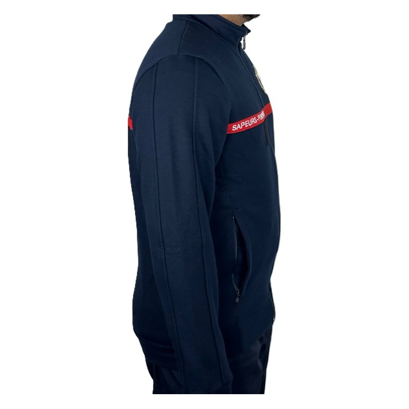 Gilet manches longues écusson brodé ASP