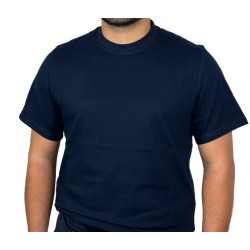 Tee-shirt marine ruban tricolore