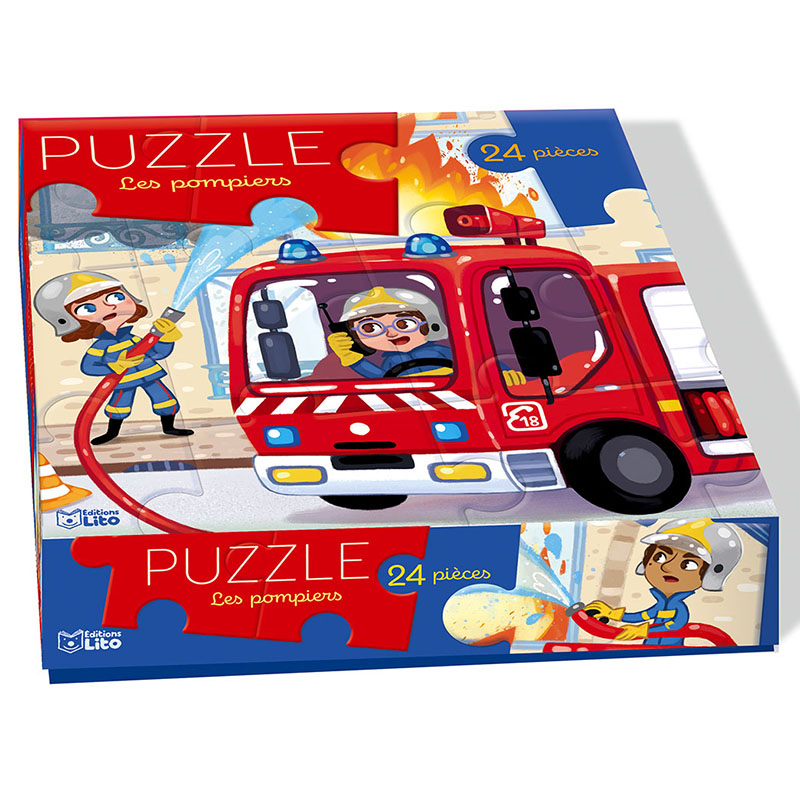 Puzzle les pompiers 24 pièces